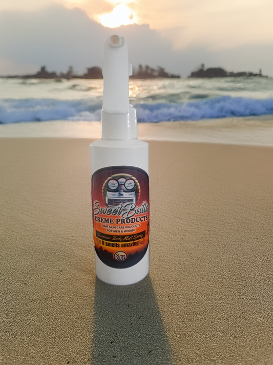 Sweetbutta Creme Summer Mist Spray – refreshing fragrance body mist for hydrated, glowing skin